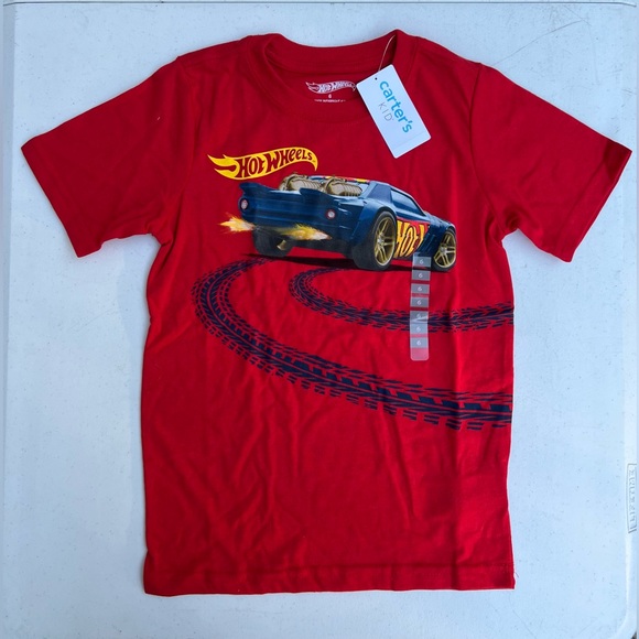 Carters Kid Hot Wheels TM Tee 6 - Picture 1 of 4